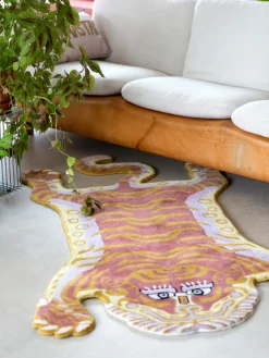 Alfombra de lana artesanal Tigress