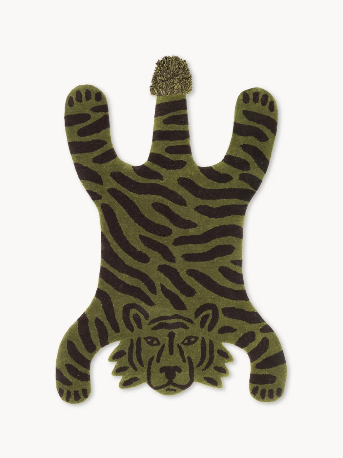 Alfombra de lana artesanal Safari