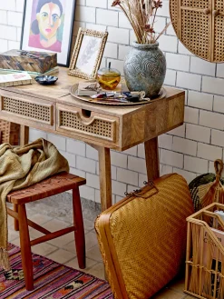 Alfombra de lana con borlas Yolanda