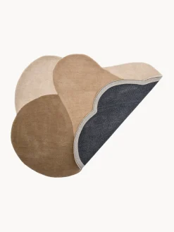 Alfombra de lana con forma orgánica Denton