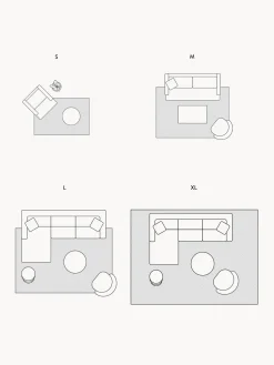 Alfombra de lana de forma orgánica Koi