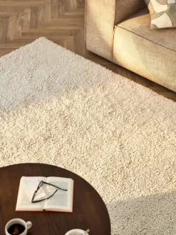 Alfombra de lana de pelo largo Kasper