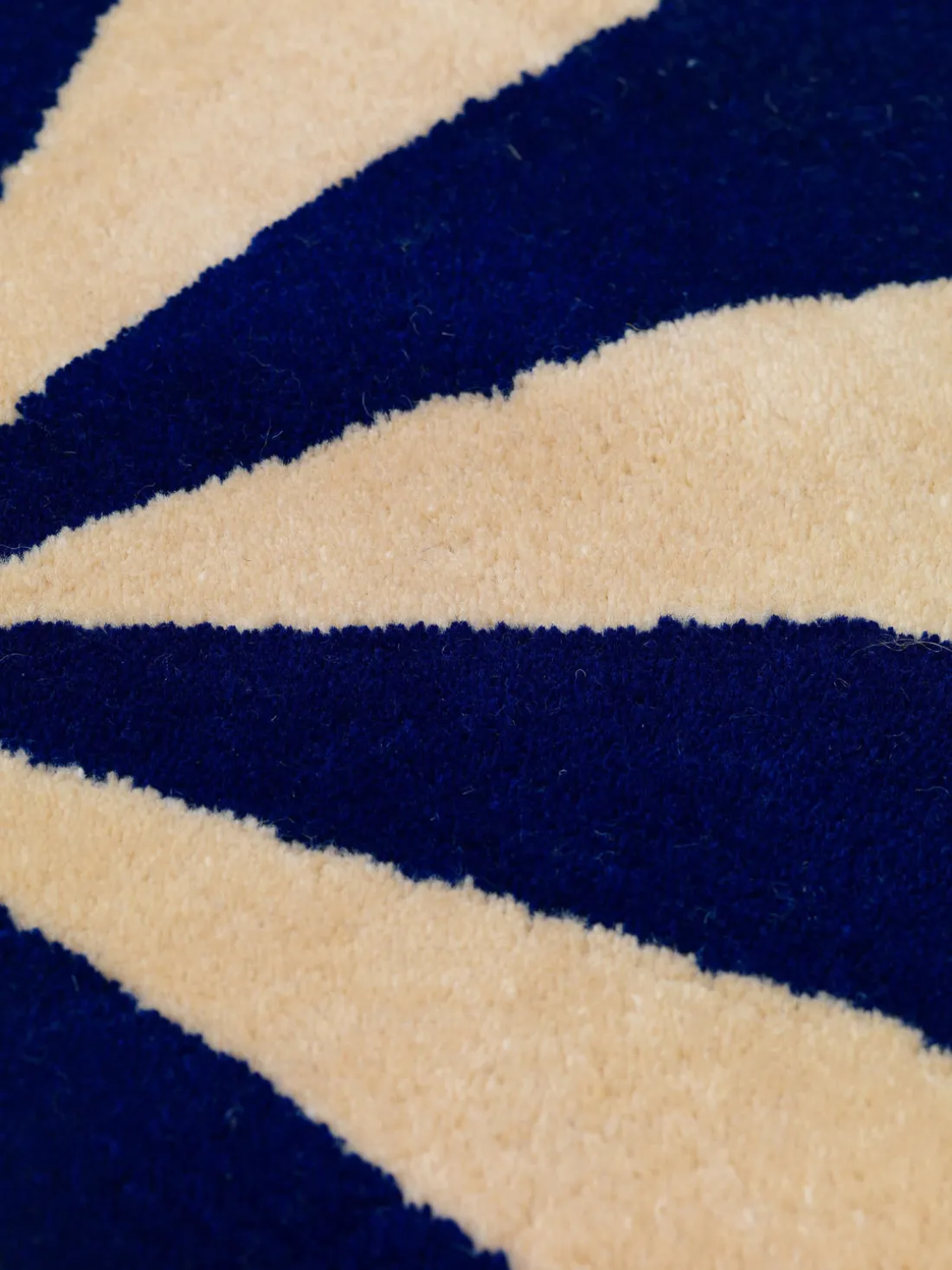 Alfombra de lana redonda artesanal Arch