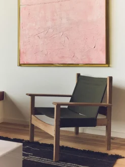 Alfombra de lana Striped