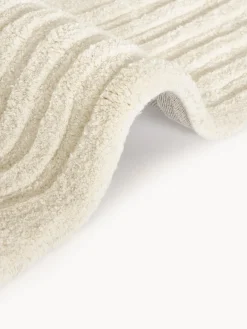 Alfombra de lana texturizada Koli