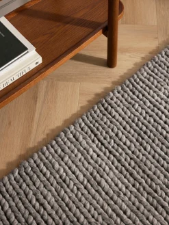 Alfombra de lana trenzada Bruna