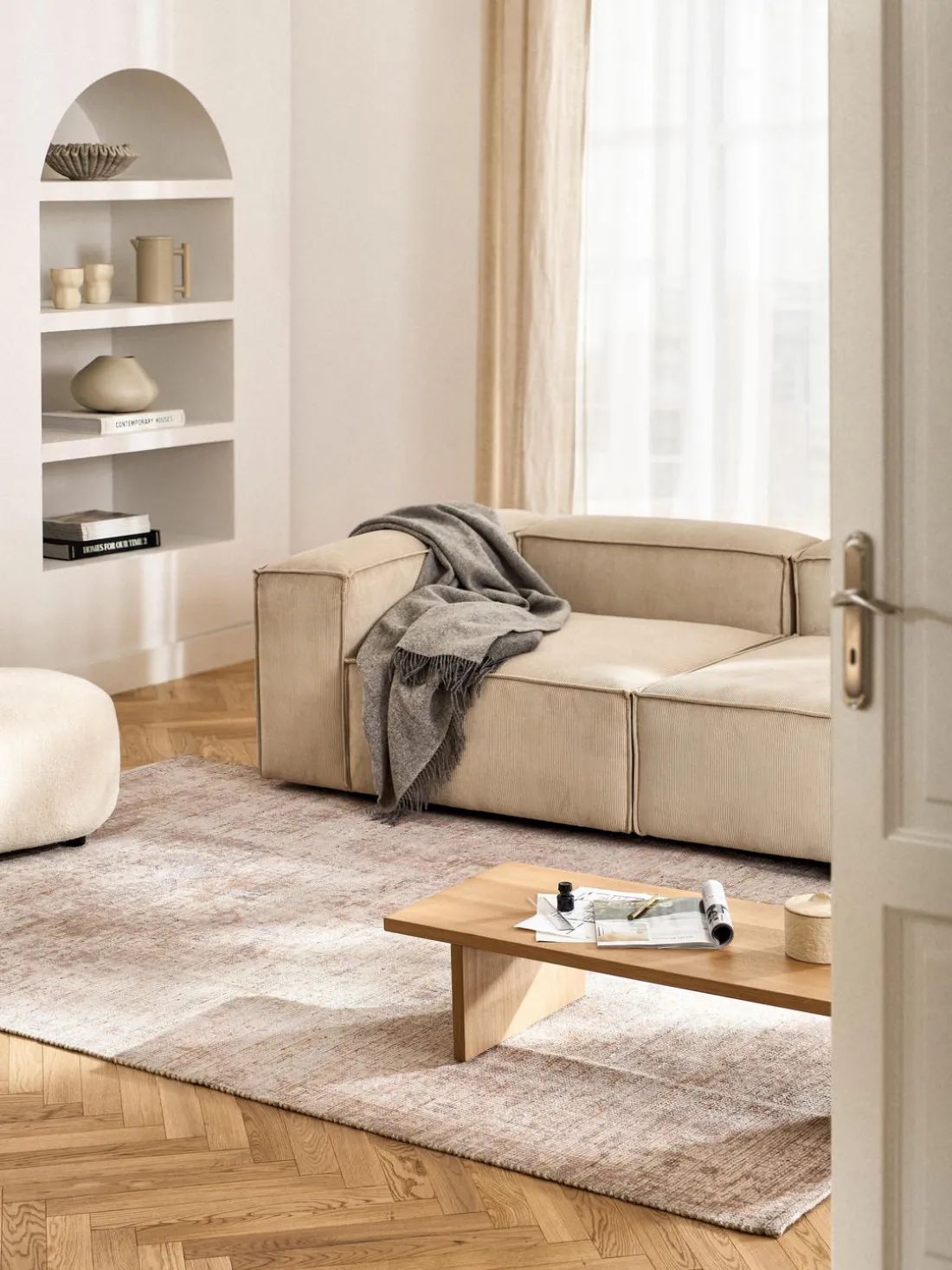 Alfombra de pelo corto Alisha