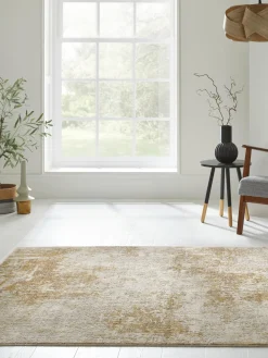 Alfombra de pelo corto con motivos abstractos Rossa