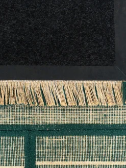 Alfombra de pelo corto con flecos diseño Folkform Monochrome