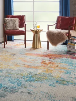 Alfombra de pelo corto de diseño Celestial