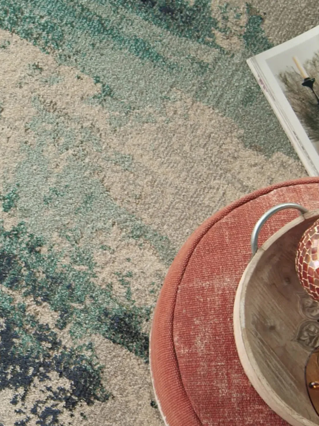 Alfombra de pelo corto de diseño Celestial