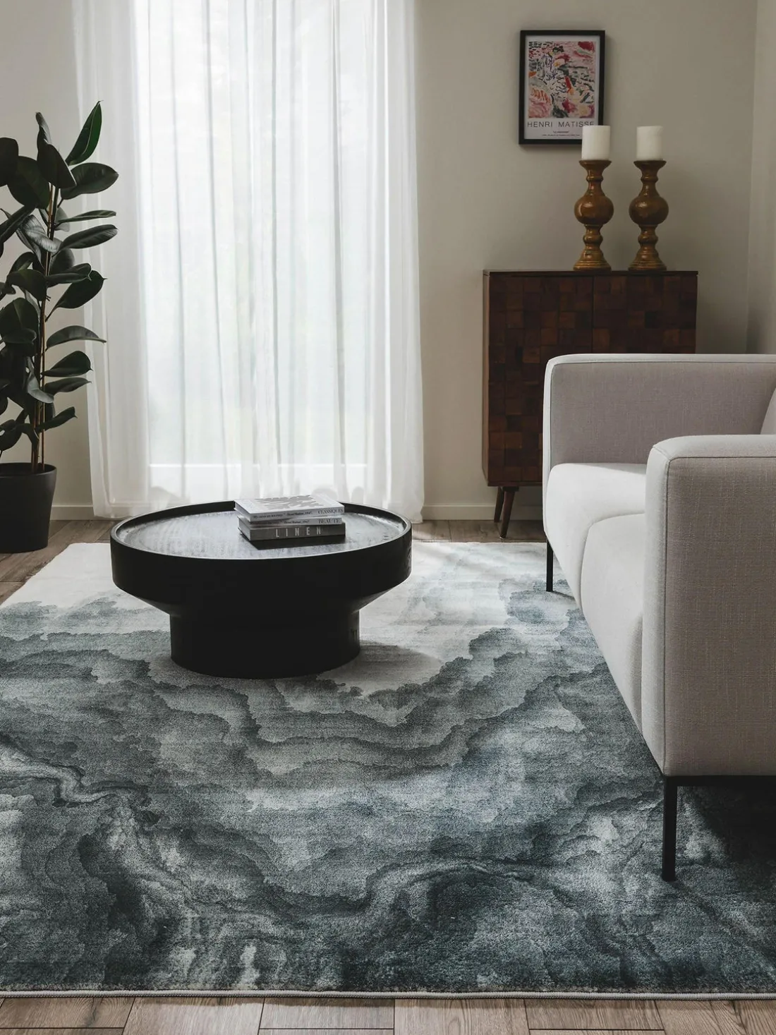 Alfombra de pelo corto Mara