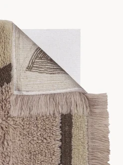 Alfombra de pelo largo de lana Nomad