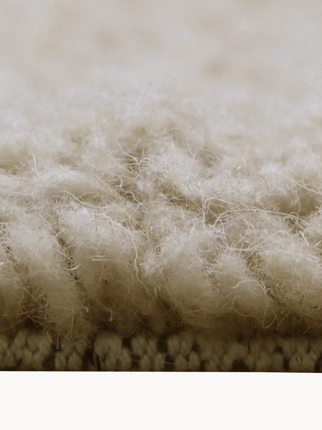 Alfombra de pelo largo de lana Nomad