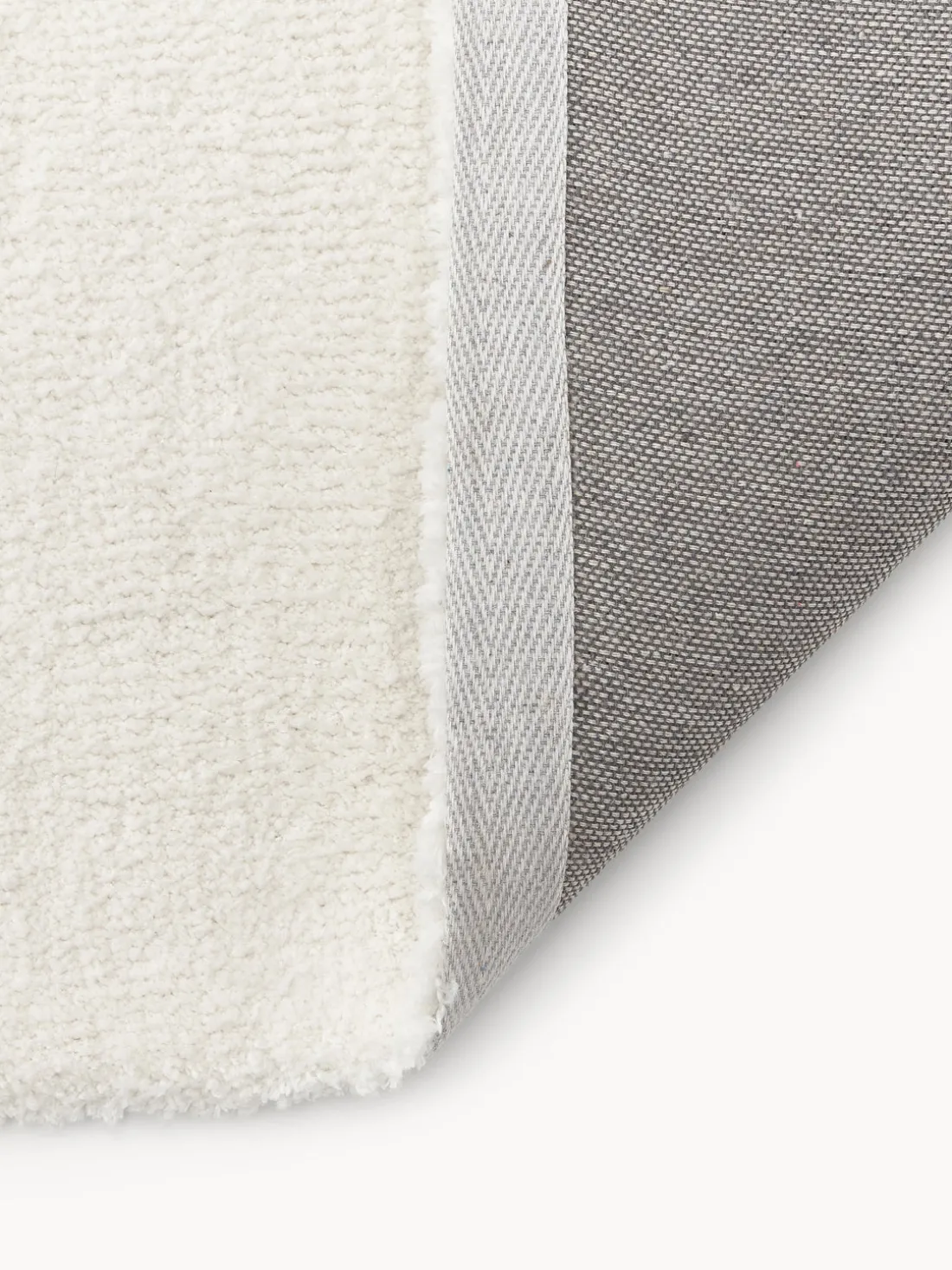 Alfombra de pelo largo texturizada Rubbie