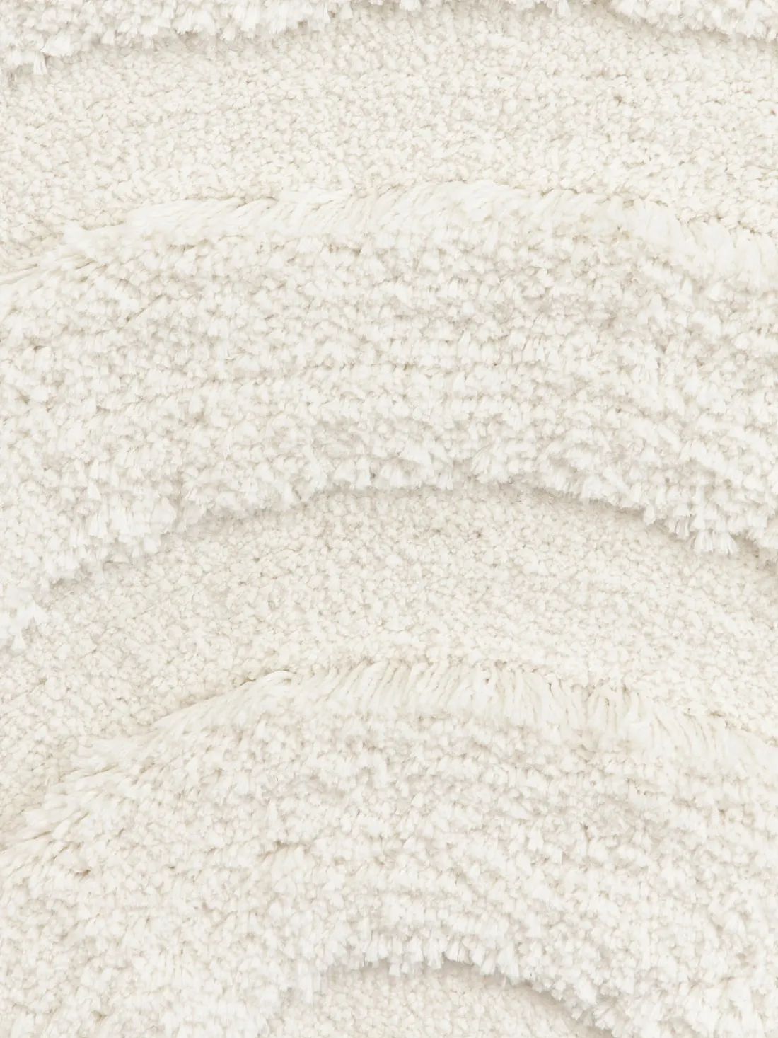 Alfombra de pelo largo texturizada Rubbie