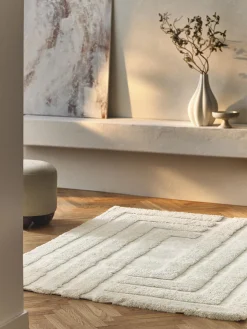 Alfombra de pelo largo texturizada Genève