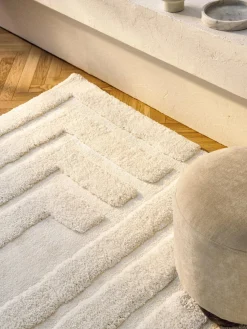 Alfombra de pelo largo texturizada Genève