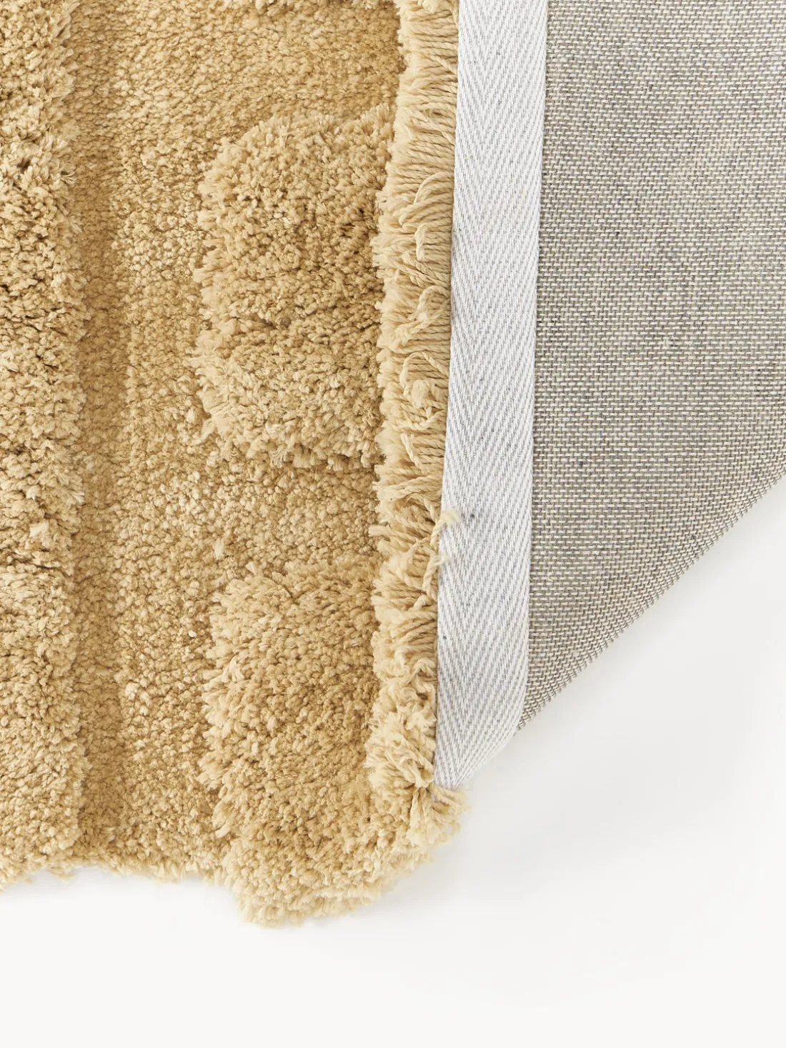 Alfombra de pelo largo texturizada Genève