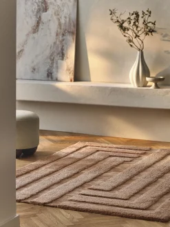 Alfombra de pelo largo texturizada Genève