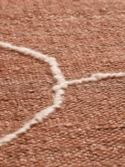 Alfombra de yute tejida a mano Gesso