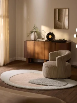 Alfombra en forma orgánica Rylee