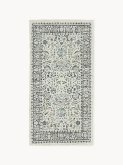 Alfombra exterior artesanal con estampado vintage Tiara