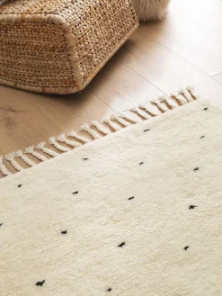 Alfombra infantil artesanal de lana Theo