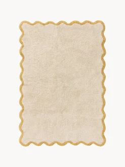 Alfombra infantil artesanal de algodón Lia, lavable