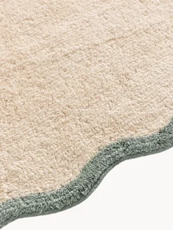 Alfombra infantil artesanal de algodón Lia, lavable