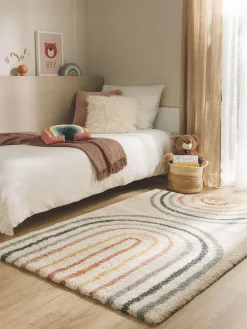 Alfombra infantil con motivo arco iris Gobi