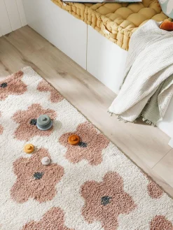 Alfombra infantil con motivos florales Gobi