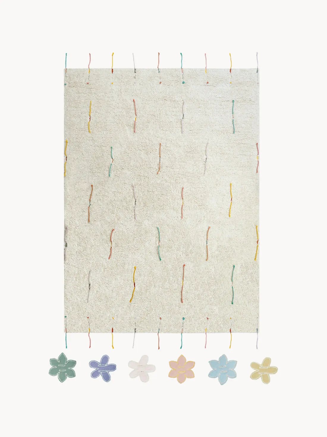 Alfombra infantil lavable Wildflowers