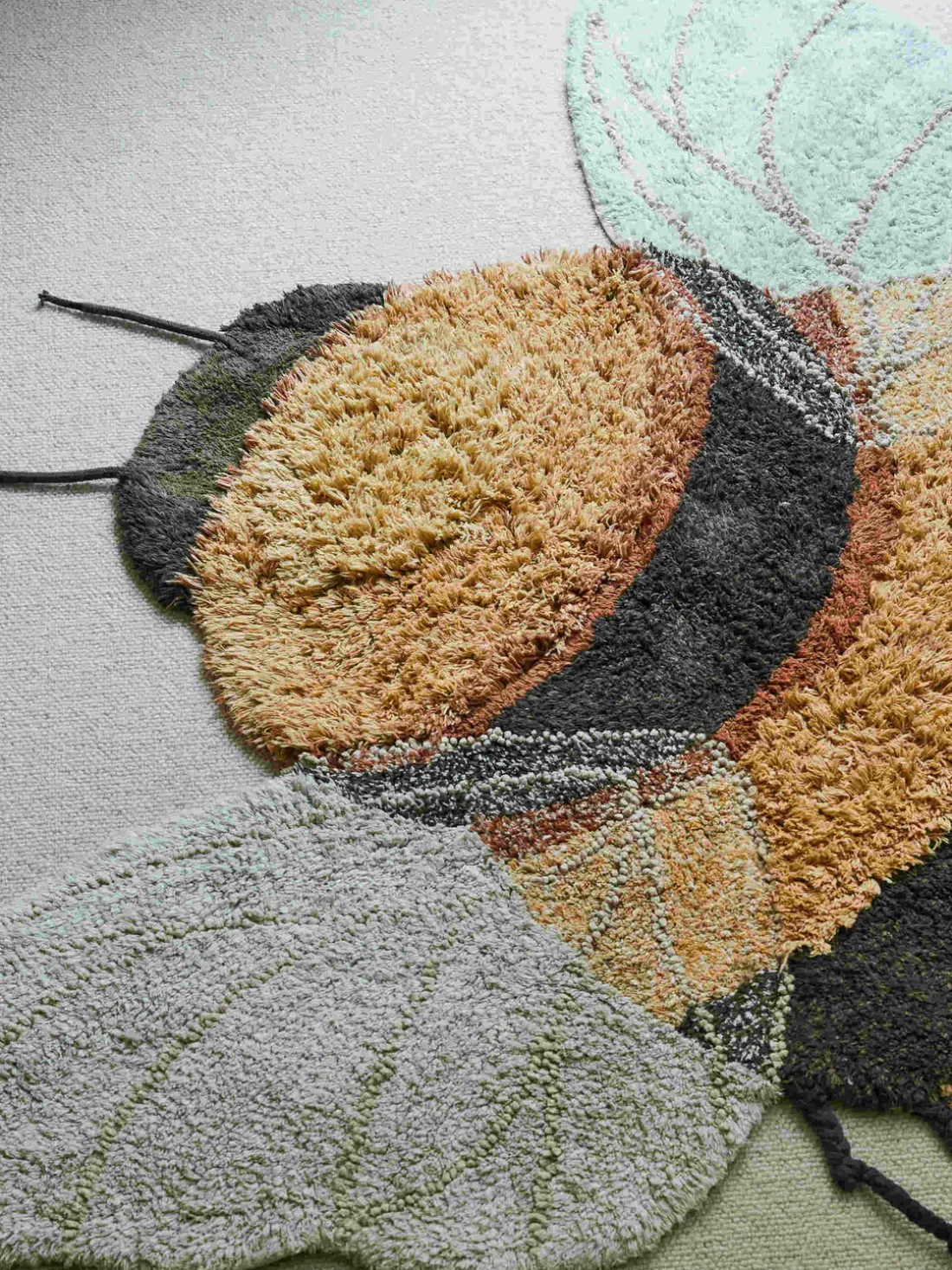 Alfombra infantil lavable Bee