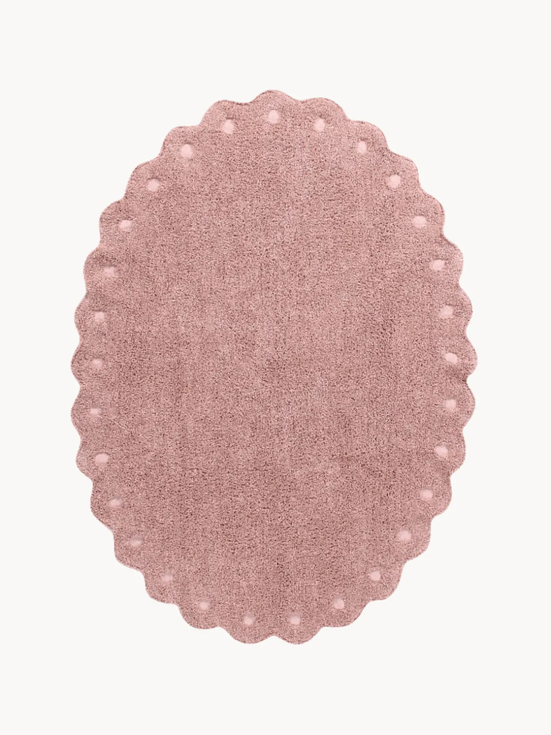 Alfombra infantil ovalada lavable Pine Cone