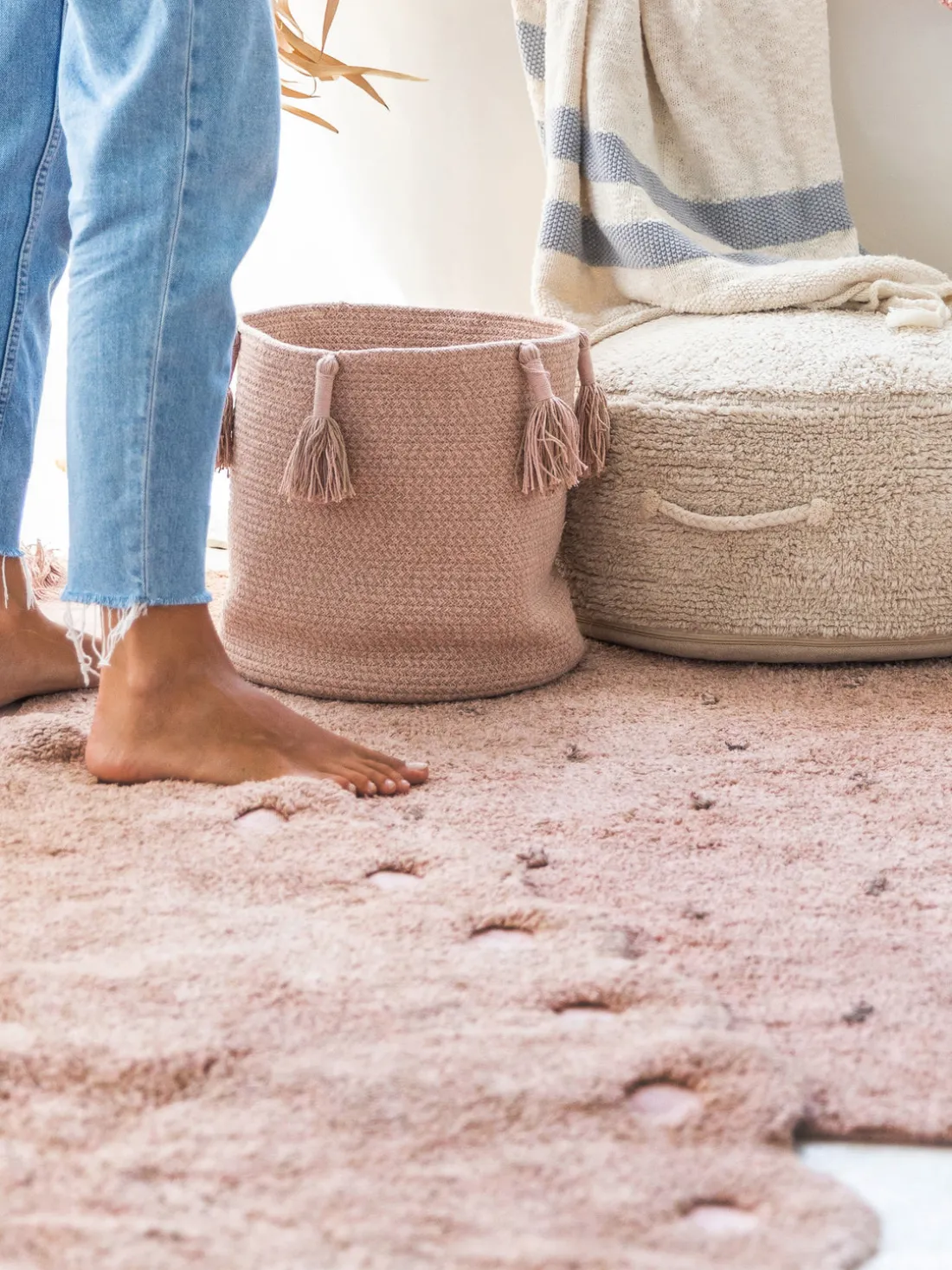 Alfombra infantil ovalada lavable Pine Cone