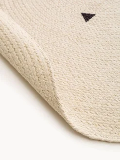 Alfombra infantil redonda artesanal de yute Pippa