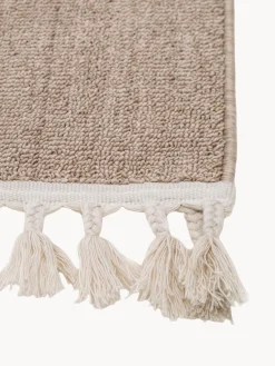 Alfombra infantil texturizada con borlas Momo