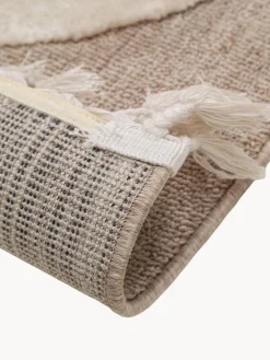 Alfombra infantil texturizada con borlas Momo