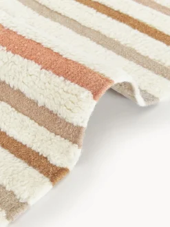 Alfombra kilim artesanal con flecos Calais