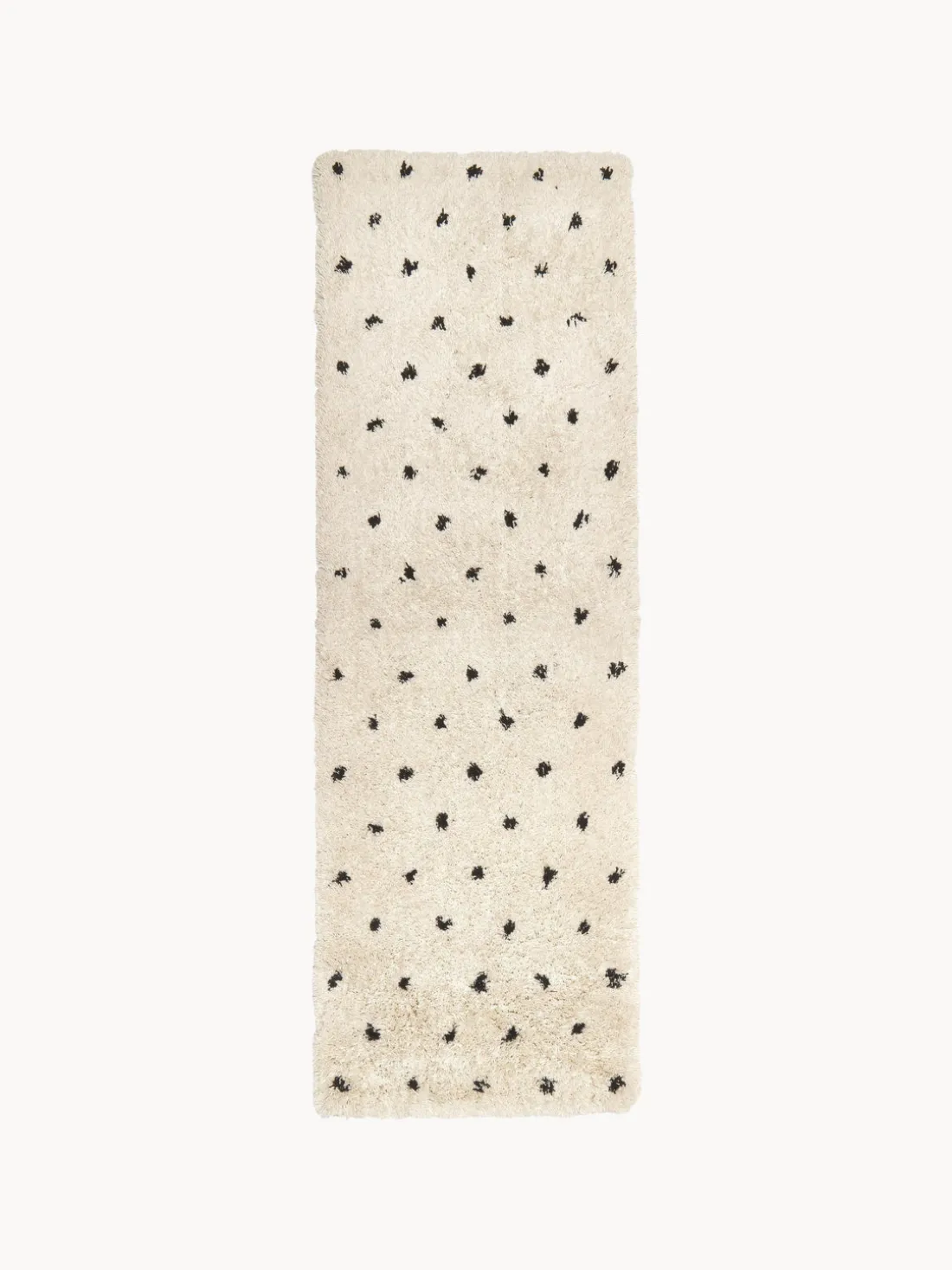 Alfombra mullida artesanal de pelo largo Ayana