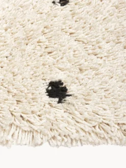 Alfombra mullida artesanal de pelo largo Ayana