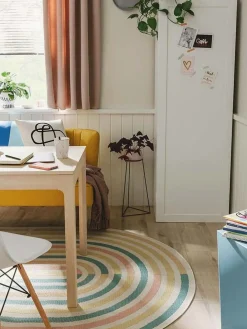 Alfombra ovalada de interior y exterior Candy