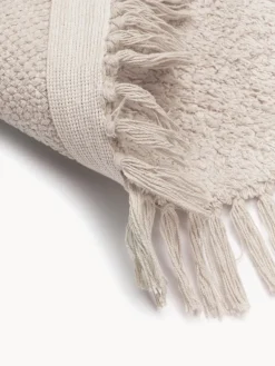 Alfombra redonda artesanal de algodón Daya