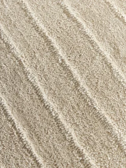 Alfombra redonda artesanal de lana Mason