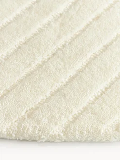 Alfombra redonda artesanal de lana Mason