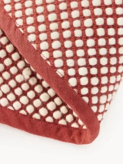 Alfombra redonda artesanal de lana Amaro