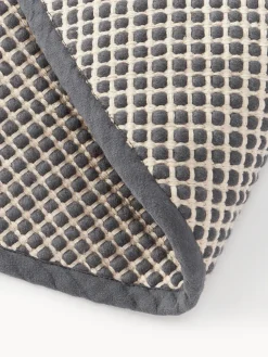 Alfombra redonda artesanal de lana Amaro