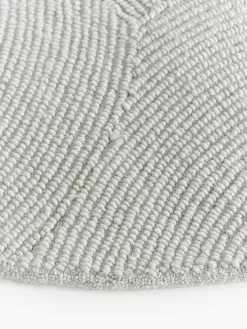 Alfombra redonda artesanal de lana Eleni