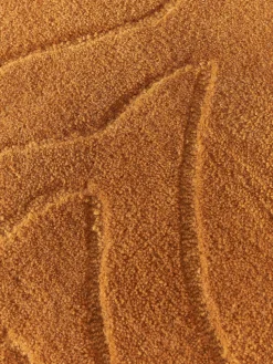 Alfombra redonda artesanal de lana Aaron